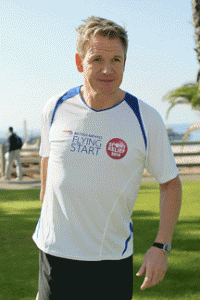 All in a good cause: Gordon Ramsay at Santa Monica's Palisades Park