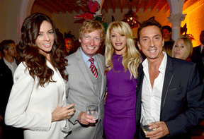FAB FOUR: Terri Seymour, Nigel Lythgoe, Dani Behr and Bruno Tonioli
