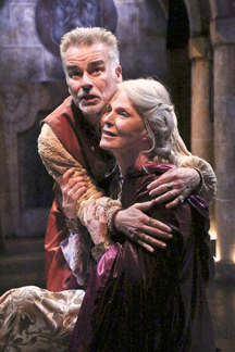 GRIPPING: Ian Buchanan and Mariette Hartley star in The Lion In Winter