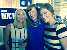 Sharon Yates, Hayley Williams and Joanna Hawkins at Bafta's pre-Emmy Tea Party
