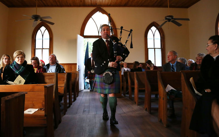 The annual Kirkin' O the Tartans ceremony is an important date in the local Scottish calendar