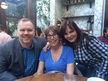 Happy Breakfast: Jonathan Crowley, Lynn Helmn and Valerie King at Cecconi's (photo C. Young)