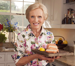 Mary Berry: the doyenne of baking... 