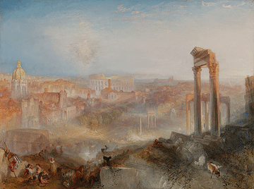Campo Vaccino, Rome, 1839. Oil on canvas (J Paul Getty Museum)