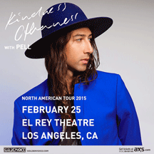 GREAT BRIT: Adam Bainbridge, the artist who performs as Kindness, is at the El Rey next week