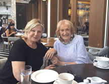 Ladies who breakfast: Ann Mitchell and Shirley Green (photo: Craig Young)