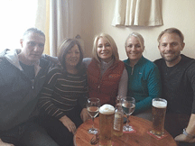 Nothing like a chinwag down the boozer with the fam...