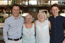 Craig's mum and Auntie Sue meet the Postlethwaite Twins... (pic: Kerstin Alm)