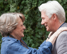 Old hands: Maggie Smith and Richard Gere