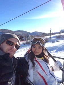 DD and MT: Hitting the powder at Sundance