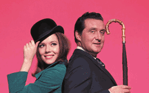 Style icon: Macnee as John Steed with Diana Rigg as Emma Peel in The Avengers
