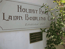 Tradition: they've been bowling at Holmby Park since 1927