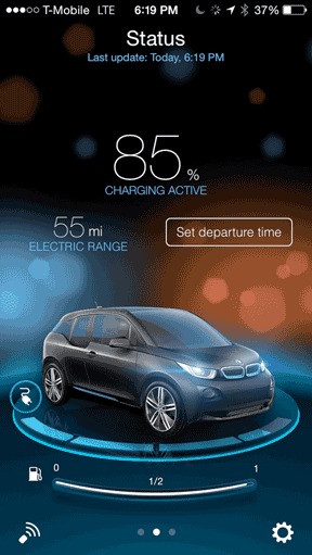 A dedicated charging app - how cool is that?