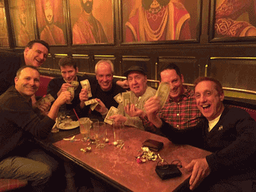 Clever chaps: Our pub quiz winners