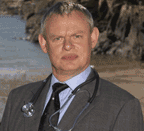 Bedside curmudgeon: Martin Clunes as Doc Martin
