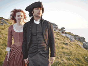 Eleanor Tomlinson and Aidan Turner return in Season Two of Poldark