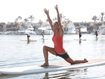 YOGA AND SUP: where else can you do this?