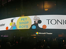 At the Pet Shop Boys (photo: Ewan Chung)